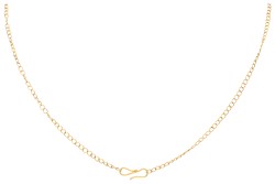 Vintage 14K geelgouden collier met sierlijk filigrain en een bloemvormige hanger.