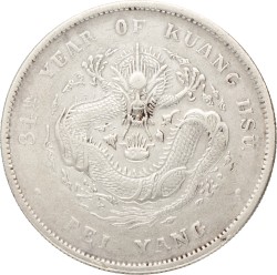 China. Empire. Chihli. Dollar. Yr. 34 (1908).