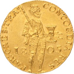 Gouden dukaat. Utrecht. 1805. XF -.