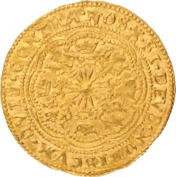Halve rozennobel. Zeeland. Z.j. (1591 - 1602). Zeer Fraai +.