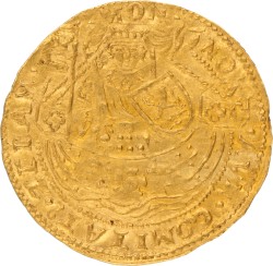 Halve rozennobel. Zeeland. Z.j. (1591 - 1602). Zeer Fraai +.