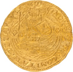 Halve rozennobel. Zeeland. Z.j. (1591 - 1602). Zeer Fraai +.