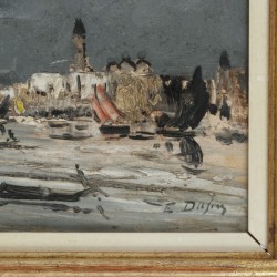 Édouard Jacques Dufeu (Marseille 1836 - 1900 le Grasse), Vue de Venise.
