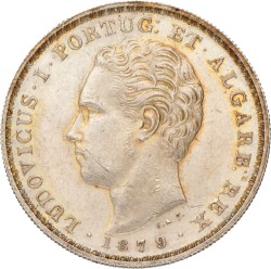 Portugal. Luiz I. 500 Reis. 1879.