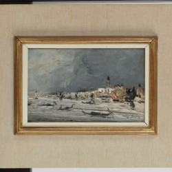 Édouard Jacques Dufeu (Marseille 1836 - 1900 le Grasse), Vue de Venise.