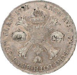 Italian states. Milan. Joseph II. Crocione. 1793 M.