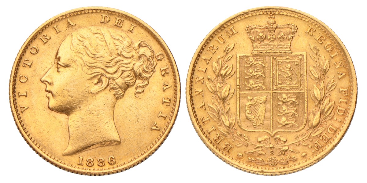 Australia. Victoria. sovereign. 1886 S.