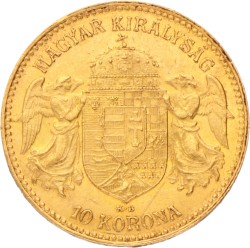 Hungary. Franz joseph. 10 Korona. 1910.