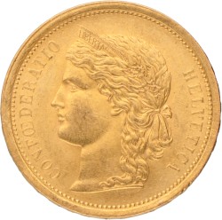 Switzerland. 20 Francs. 1886.