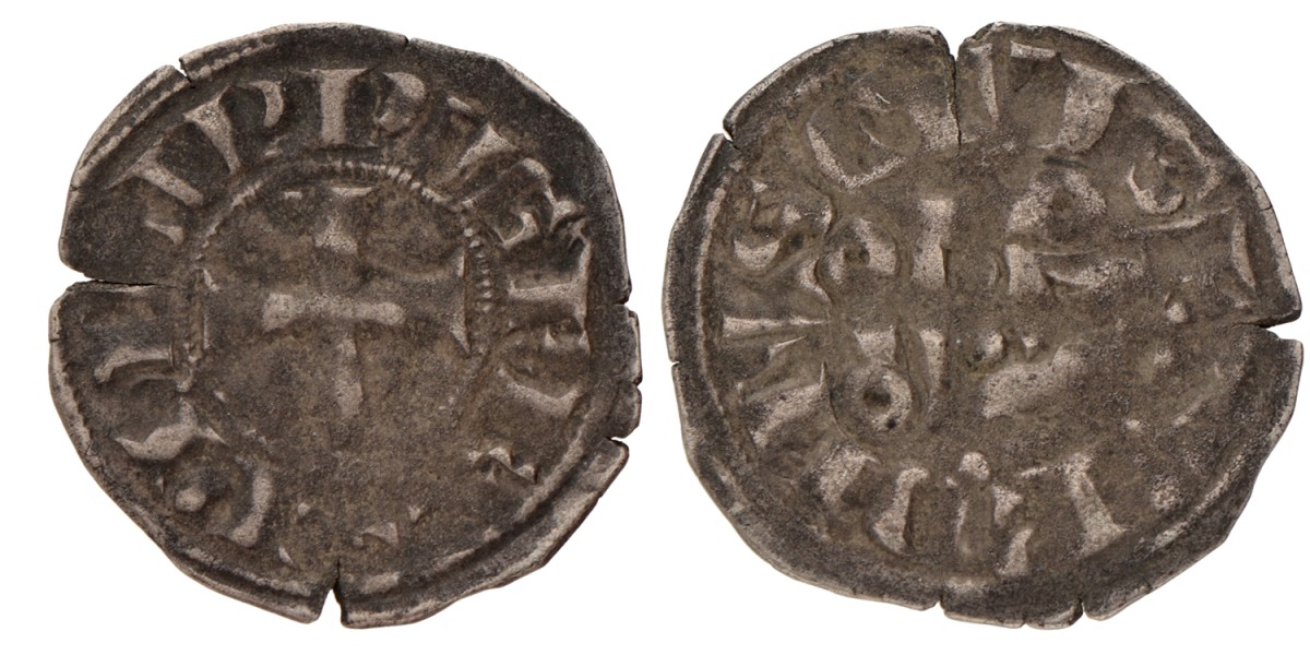 France. Kingdom. Philippe IV le Bel. Denier Tournois. N.D. (1290 - 1294).