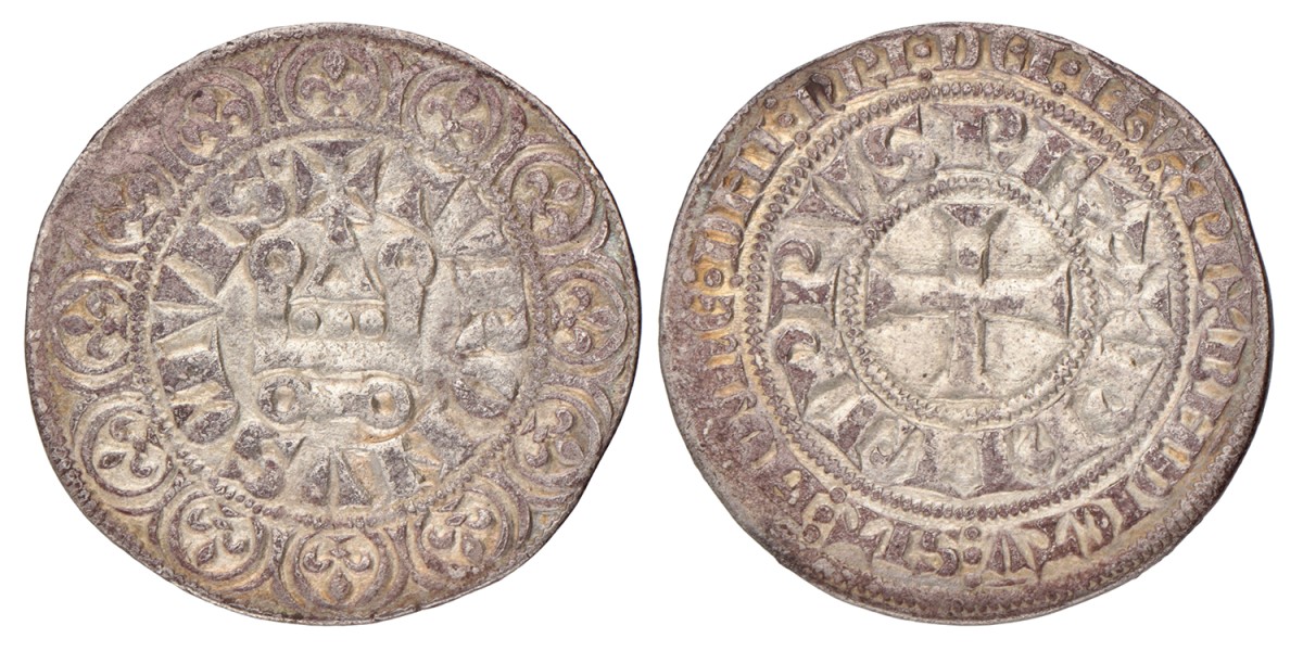 France. Kingdom. Philippe IV le Bel. Gros Tournois. N.D. (1285-1290).