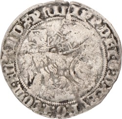 Dubbele groot of Botdrager. Vlaanderen. Filips de Stoute. Z.j. (1389 - 1404). Fraai.