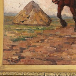 A.H. Gouwe (Alkmaar 1875 - 1965 Papeete-Tahiti), Oogsttijd.