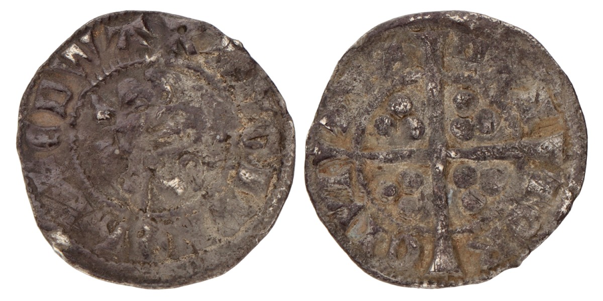 Great Britain. Canterbury. Edward I. Penny. N.D. (1272 - 1307).