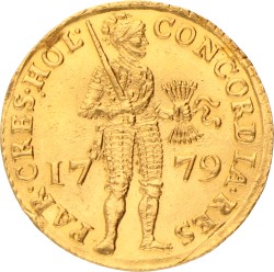 Gouden dukaat. Holland. 1779. Prachtig.