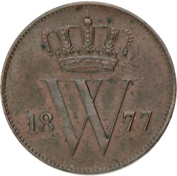 1 Cent. Willen III. 1877. Prachtig / UNC.