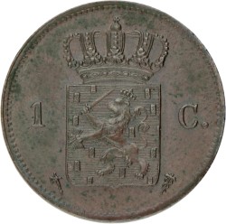 1 Cent. Willen III. 1877. Prachtig / UNC.