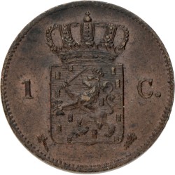 1 Cent. Willem III. 1875. UNC.