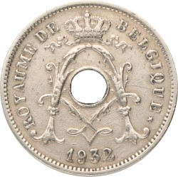 Belgium. Albert I. 10 Centimes - FR. 1932.