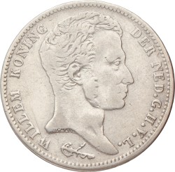 1 Gulden. Willem I. 1823 U. Fraai.