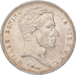 1 Gulden. Willem I. 1832. Zeer Fraai.