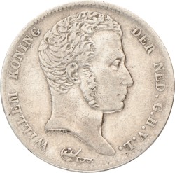 1/2 Gulden. Willem I. 1819 U. Fraai / Zeer Fraai.