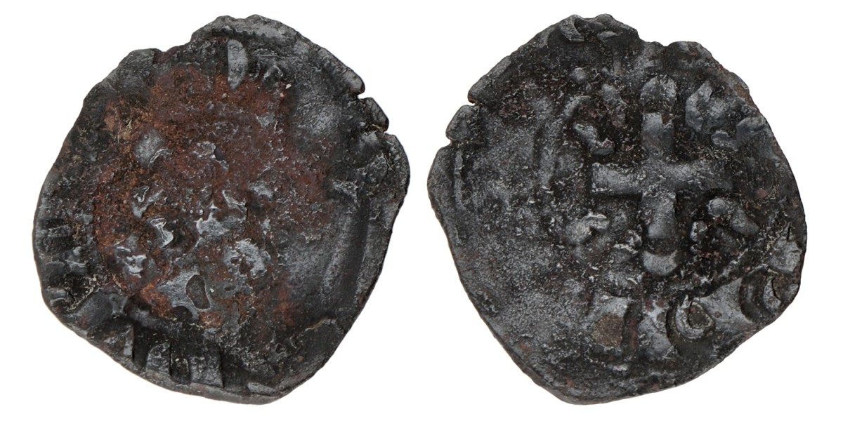 France. Philips IV. Double Denier. N.D. (1295 - 1303).