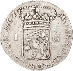 1 gulden - Generaliteits. Gelderland. 1735. Fraai +.