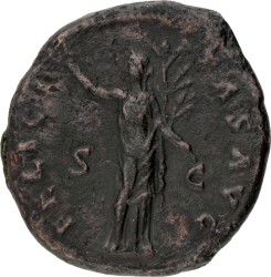 Roman Empire. Antonius Pius. As. N.D. (138 - 161 AD).