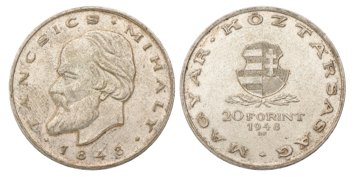 Hungary. 20 Forint. 1948 BP.