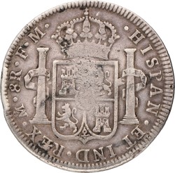 Spain. Kingdom. Charles IV. 8 Reales. 1796.