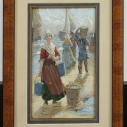 Karl Mummert ( (1879 Solingen - 1964 Düsseldorf), Visafslag in Holland.