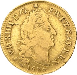 France. Kingdom. Louis XIV. Louis d'Or aux 4 L. 1694 D.