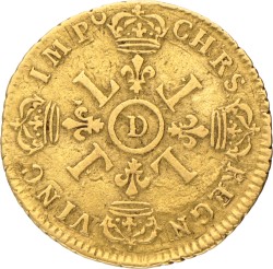 France. Kingdom. Louis XIV. Louis d'Or aux 4 L. 1694 D.