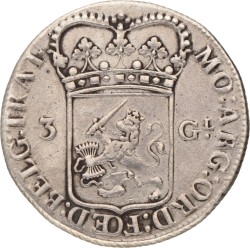 3 gulden - Generaliteits. Utrecht. 1794. Fraai / Zeer Fraai.