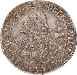 German states. Saxony - Weimar. Friedrich Wilhelm and Johann. ½ Thaler. 1597.