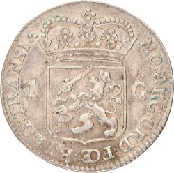 1 gulden - Generaliteits. Overijssel. 1764. Zeer Fraai +.