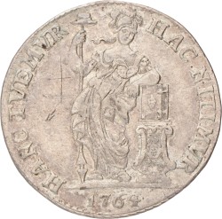 1 gulden - Generaliteits. Overijssel. 1764. Zeer Fraai +.