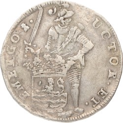 Dubbele daalder van 10 schelling. Zeeland. 1687. Zeer Fraai -.