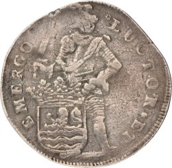 Dubbele daalder van 10 schelling. Zeeland. 16(..). Fraai / Zeer Fraai.