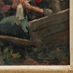 Otto Willem Albertus 'Albert' Roelofs (Schaarbeek 1877 - 1920 Den Haag), In de moestuin, Staphorst.