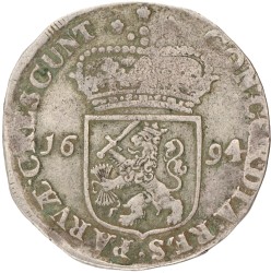 Zilveren dukaat. Zeeland. 1694. Fraai / Zeer Fraai.