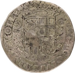Florijn van 28 stuiver met Hollandse klop. Zwolle. 168(?). Fraai +.