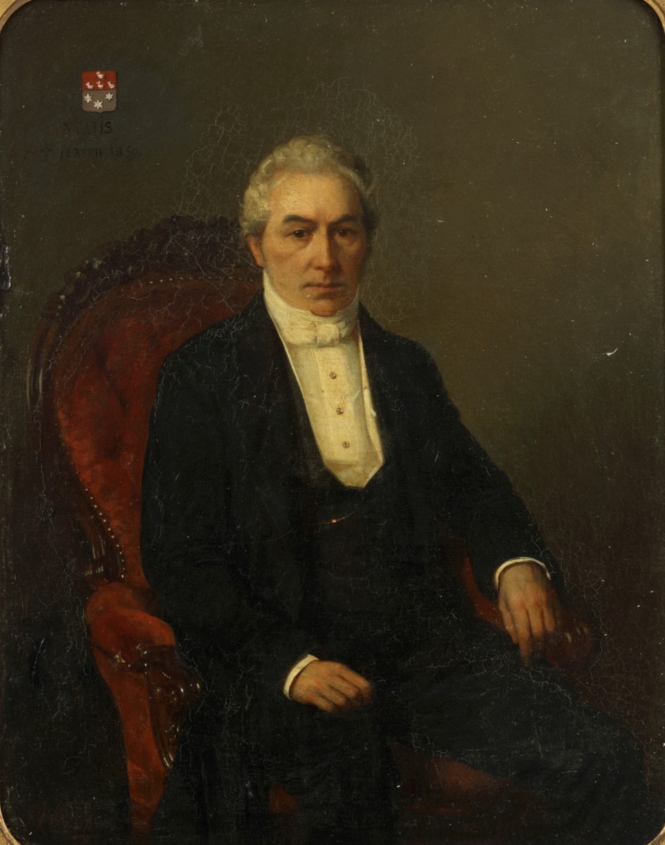 Belgische School, 19e eeuw. Portret van een notable