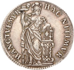 Halve Generaliteitsgulden van X stuiver. Utrecht. 1757. Zeer Fraai / Prachtig.