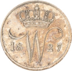 10 Cent. Willem I. 1827 U. Prachtig / UNC.