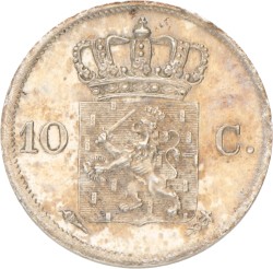 10 Cent. Willem I. 1827 U. Prachtig / UNC.