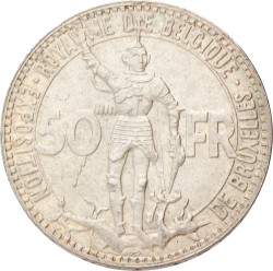 Belgium. Leopold III. 50 Francs. 1935 FR.