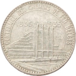 Belgium. Leopold III. 50 Francs. 1935 FR.