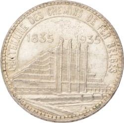 Belgium. Leopold III. 50 Francs. 1935 FR.